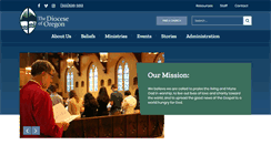 Desktop Screenshot of diocese-oregon.org